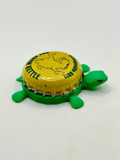 The Brew Kettle (Vintage) - Bottle Cap Magnet Turtle Shell Shocked Art