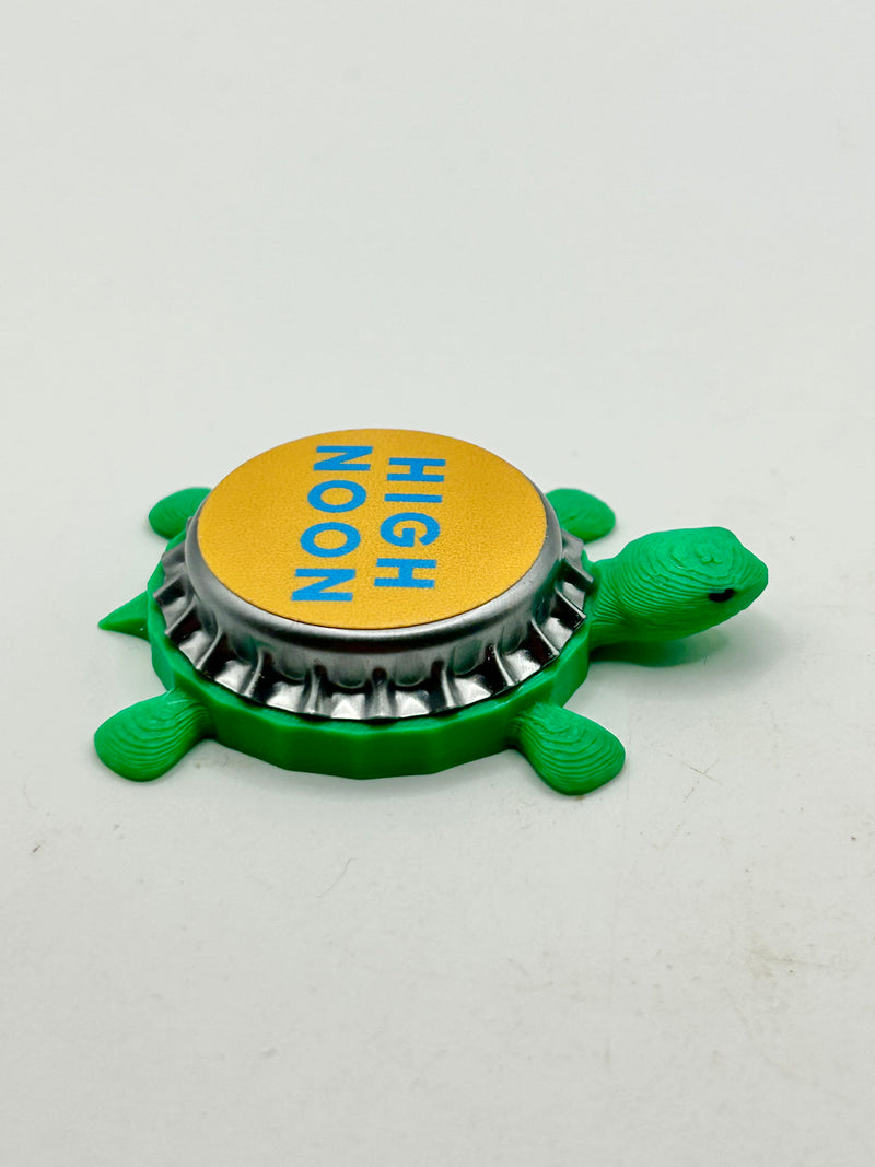 High Noon Seltzer - Bottle Cap Magnet Turtle