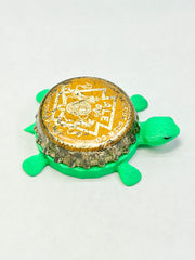 Adam Scheidt Brewing Co (Vintage) - Bottle Cap Magnet Turtle Shell Shocked Art