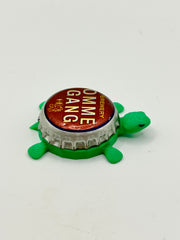 Ommegang (Vintage Stacked) - Bottle Cap Magnet Turtle Shell Shocked Art