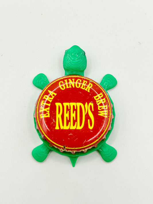 Reed’s Extra Ginger Brew - Bottle Cap Magnet Turtle