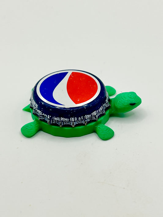 Pepsi Logo (Rim Text) - Bottle Cap Magnet Turtle