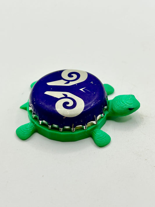 Young’s Beer (Purple) - Bottle Cap Magnet Turtle Shell Shocked Art