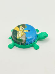 Ayinger Brewing - Bottle Cap Magnet Turtle Shell Shocked Art