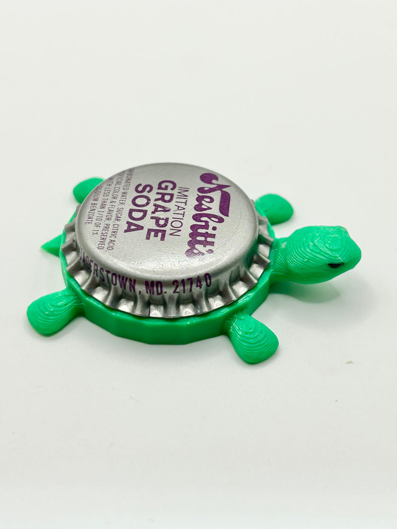 Nesbitt’s Grape Soda - Bottle Cap Magnet Turtle Shell Shocked Art