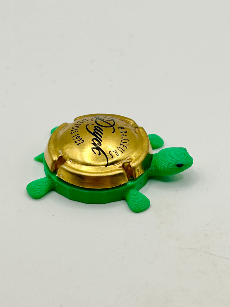 Duyck Brasseurs Depuis (Cork Cage Cap) - Bottle Cap Magnet Turtle Shell Shocked Art
