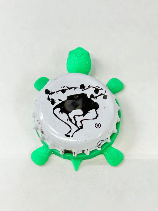 Short’s Brewing - Bottle Cap Magnet Turtle Shell Shocked Art
