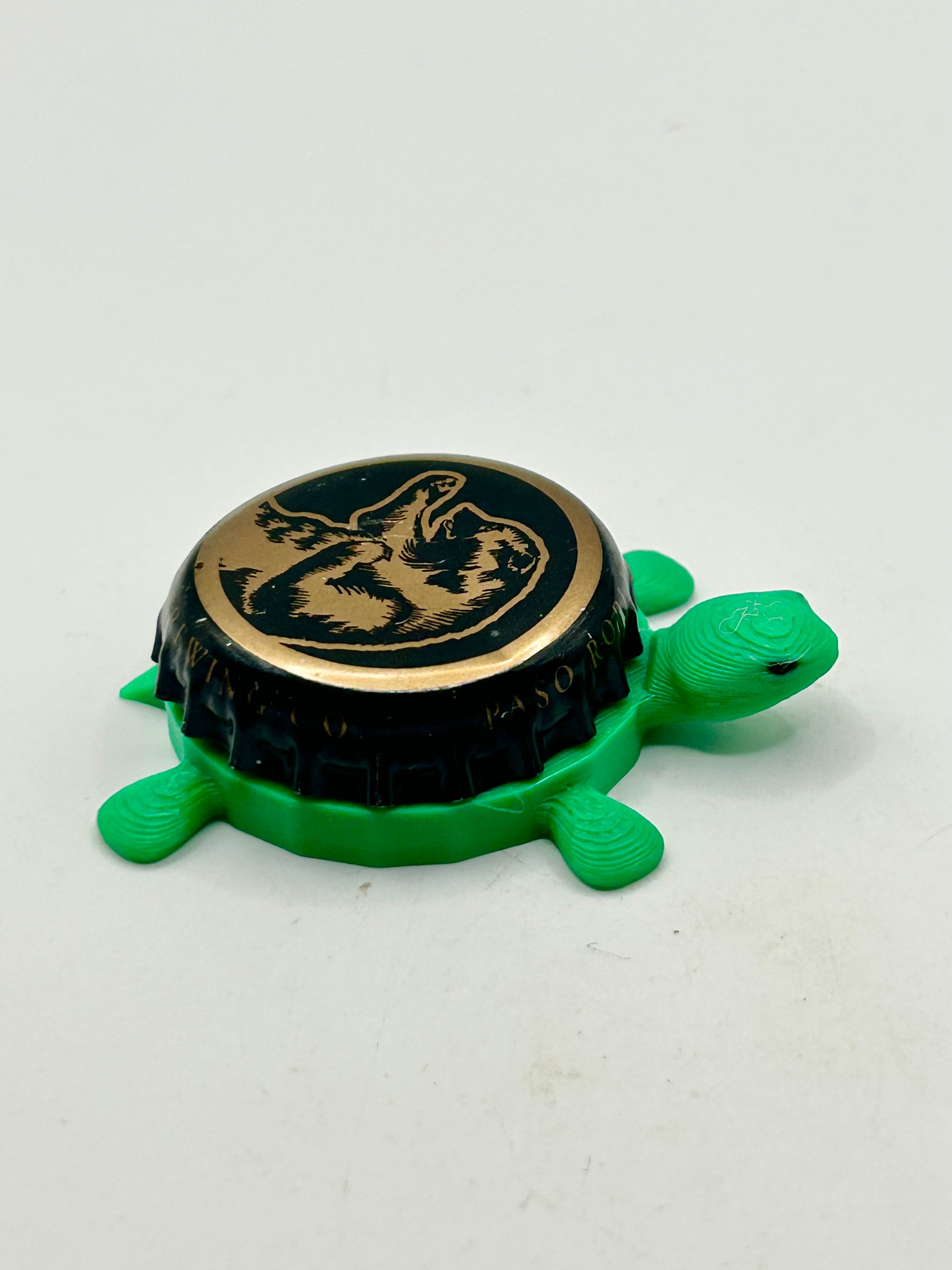 Firestone Walker Brewing (Bear) - Bottle Cap Magnet Turtle Shell Shocked Art