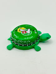 7 Up International (Green) - Bottle Cap Magnet Turtle Shell Shocked Art