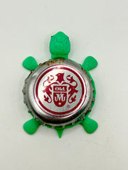 Old Milwaukee (Vintage) - Bottle Cap Magnet Turtle Shell Shocked Art