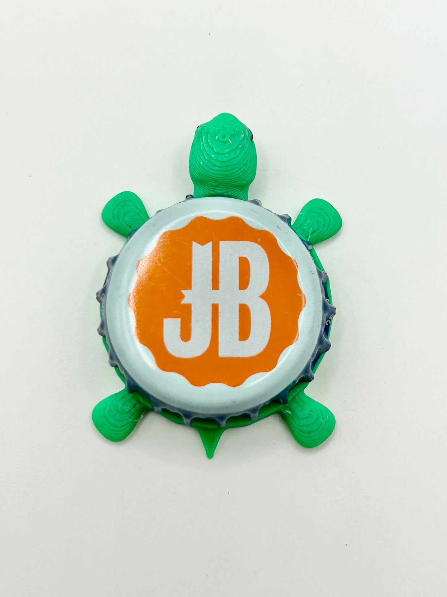 Joseph Brau Brewing (JB) - Bottle Cap Magnet Turtle
