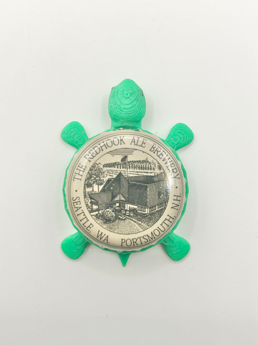 Red Hook Seattle/Portsmouth (Vintage) - Bottle Cap Magnet Turtle