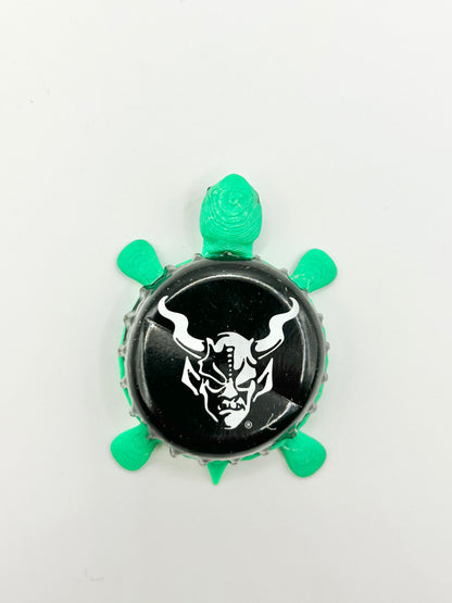 Stone Brewing (Black & White) - Bottle Cap Magnet Turtle Shell Shocked Art