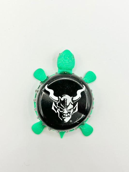 Stone Brewing (Black & White) - Bottle Cap Magnet Turtle