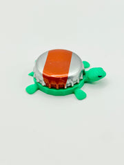 Red Stripe (Stripe Only) - Bottle Cap Magnet Turtle Shell Shocked Art