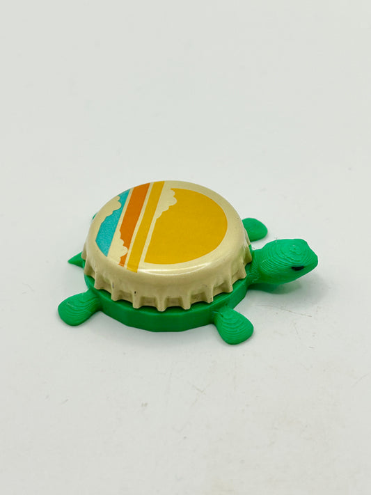 Lo-Cal Sun Wheat Ale (Bell's Beer) - Bottle Cap Magnet Turtle Shell Shocked Art