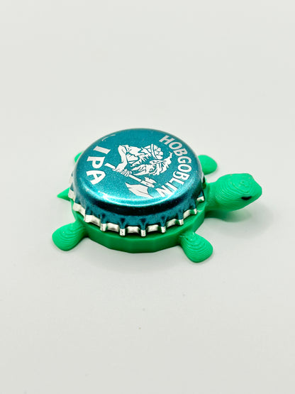 Hobgoblin IPA - Bottle Cap Magnet Turtle Shell Shocked Art