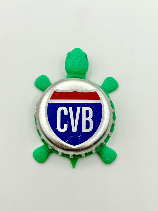 Coachella Valley Brewing - Bottle Cap Magnet Turtle
