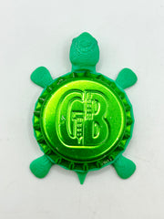Gordon Biersch Brewing (Green) - Bottle Cap Magnet Turtle Shell Shocked Art
