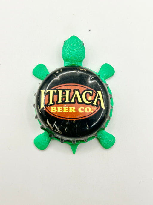 Ithaca Beer (Vintage) - Bottle Cap Magnet Turtle Shell Shocked Art