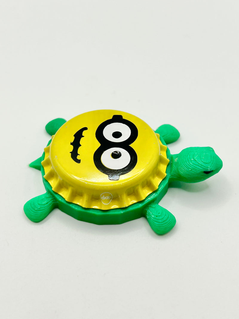 Minion Smiling - Bottle Cap Magnet Turtle Shell Shocked Art