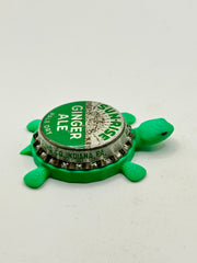 Sunrise Ginger Ale Soda (Vintage) - Bottle Cap Magnet Turtle Shell Shocked Art