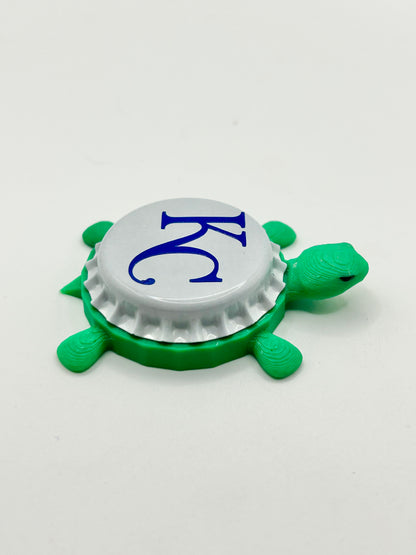 Kansas City Royals - Bottle Cap Magnet Turtle Shell Shocked Art