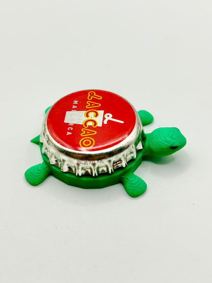 Laccao Chocolate Drink (Mallorca) - Bottle Cap Magnet Turtle Shell Shocked Art