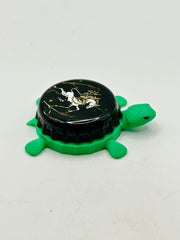 Legends Brewing - Bottle Cap Magnet Turtle Shell Shocked Art