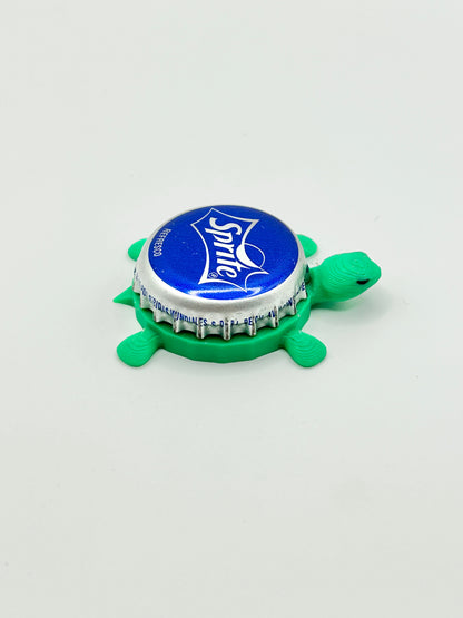 Sprite (Blue) - Bottle Cap Magnet Turtle Shell Shocked Art