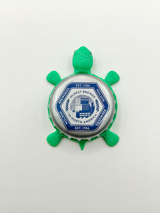 Molson Breweries - Bottle Cap Magnet Turtle