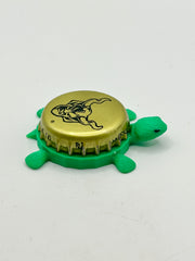 Stone Brewing (Gold, Vintage) - Bottle Cap Magnet Turtle Shell Shocked Art