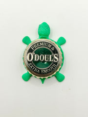 O’Doul’s - Bottle Cap Magnet Turtle Shell Shocked Art