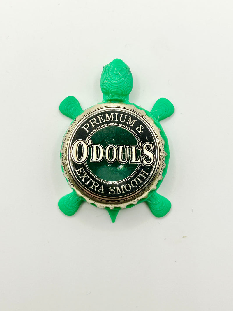 O’Doul’s - Bottle Cap Magnet Turtle Shell Shocked Art