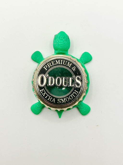 O’Doul’s - Bottle Cap Magnet Turtle Shell Shocked Art