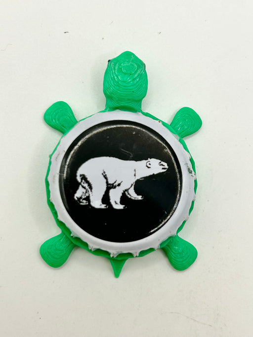 Harboes Bryggeri (Denmark) - Bottle Cap Magnet Turtle Shell Shocked Art