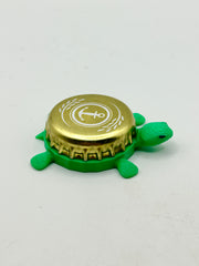 Budels Bier - Bottle Cap Magnet Turtle Shell Shocked Art