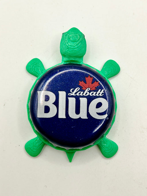 Labatt Blue (Modern) - Bottle Cap Magnet Turtle Shell Shocked Art