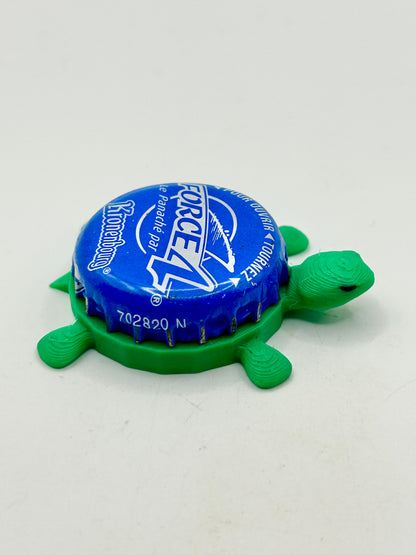 Kronenbourg Force 4 - Bottle Cap Magnet Turtle Shell Shocked Art