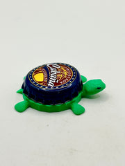 Cabana Cerveza - Bottle Cap Magnet Turtle Shell Shocked Art
