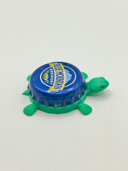 Blue Mountain Brewery - Bottle Cap Magnet Turtle Shell Shocked Art
