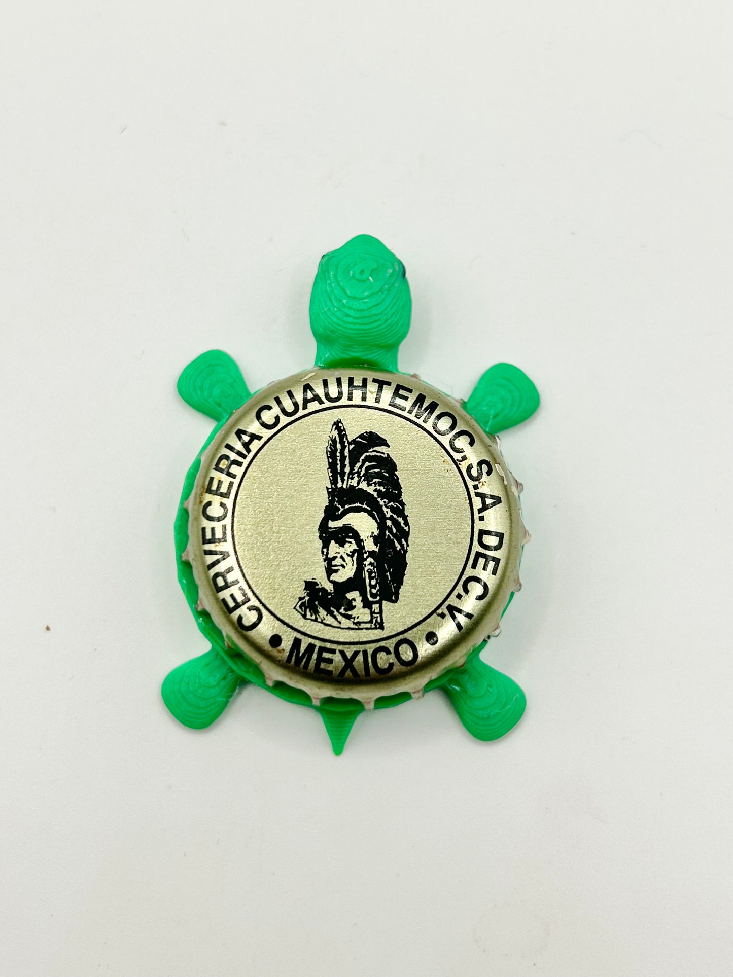 Cerveceria Cuauhtemoc - Bottle Cap Magnet Turtle