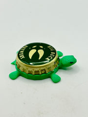 Big Buck Brewery - Bottle Cap Magnet Turtle Shell Shocked Art