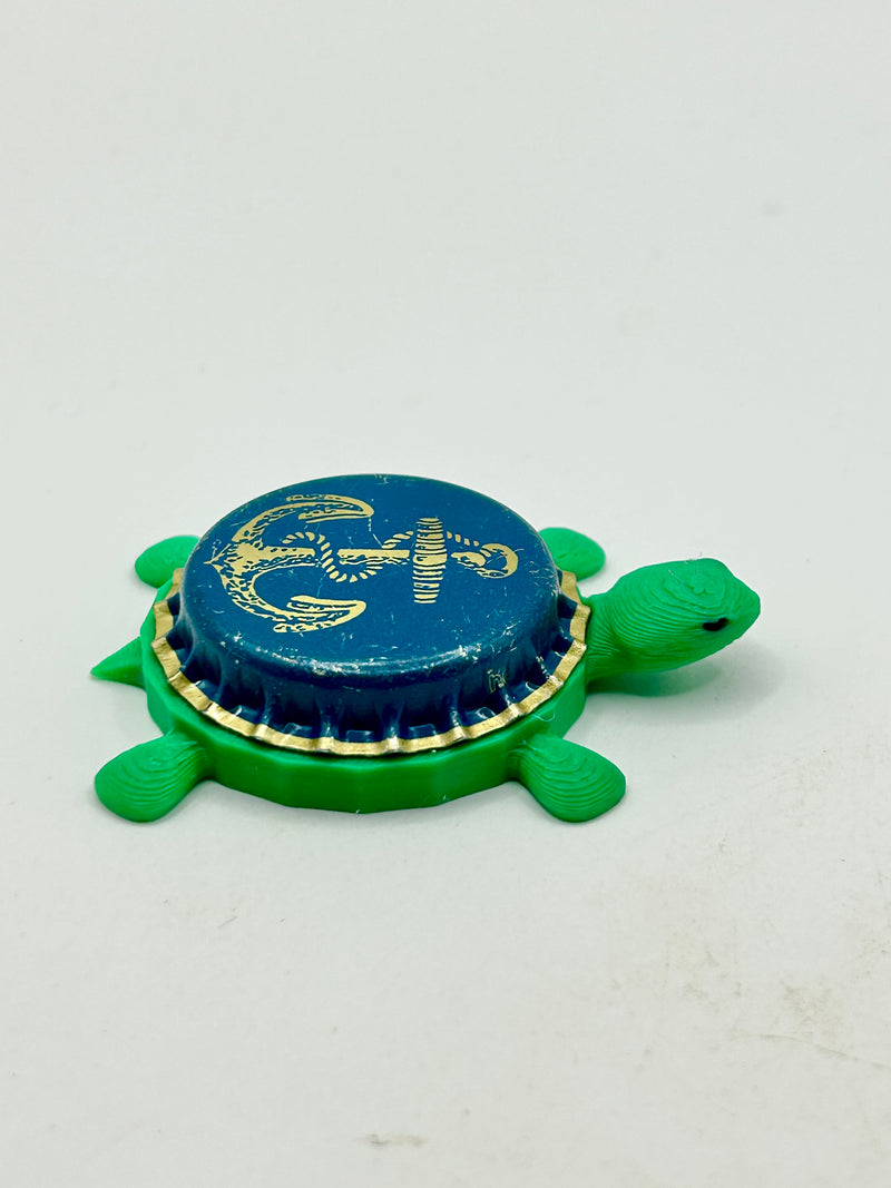 Anchor Brewing (Blue, Vintage) - Bottle Cap Magnet Turtle (Copy) Shell Shocked Art
