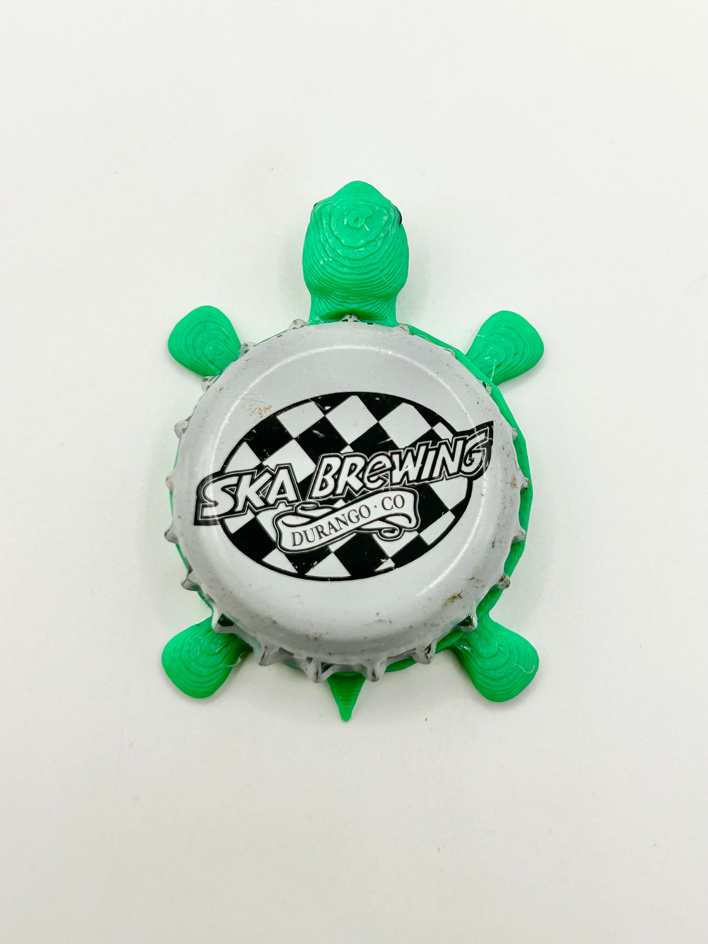 SKA Brewing - Bottle Cap Magnet Turtle