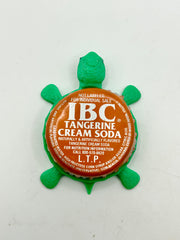 IBC Tangerine Cream Soda - Bottle Cap Magnet Turtle Shell Shocked Art