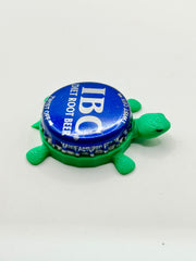 IBC Diet Root Beer - Bottle Cap Magnet Turtle Shell Shocked Art