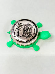 Champagne Velvet Pink Champ - Bottle Cap Magnet Turtle Shell Shocked Art