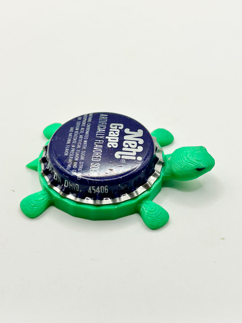 Nehi Grape Soda (Vintage) - Bottle Cap Magnet Turtle Shell Shocked Art