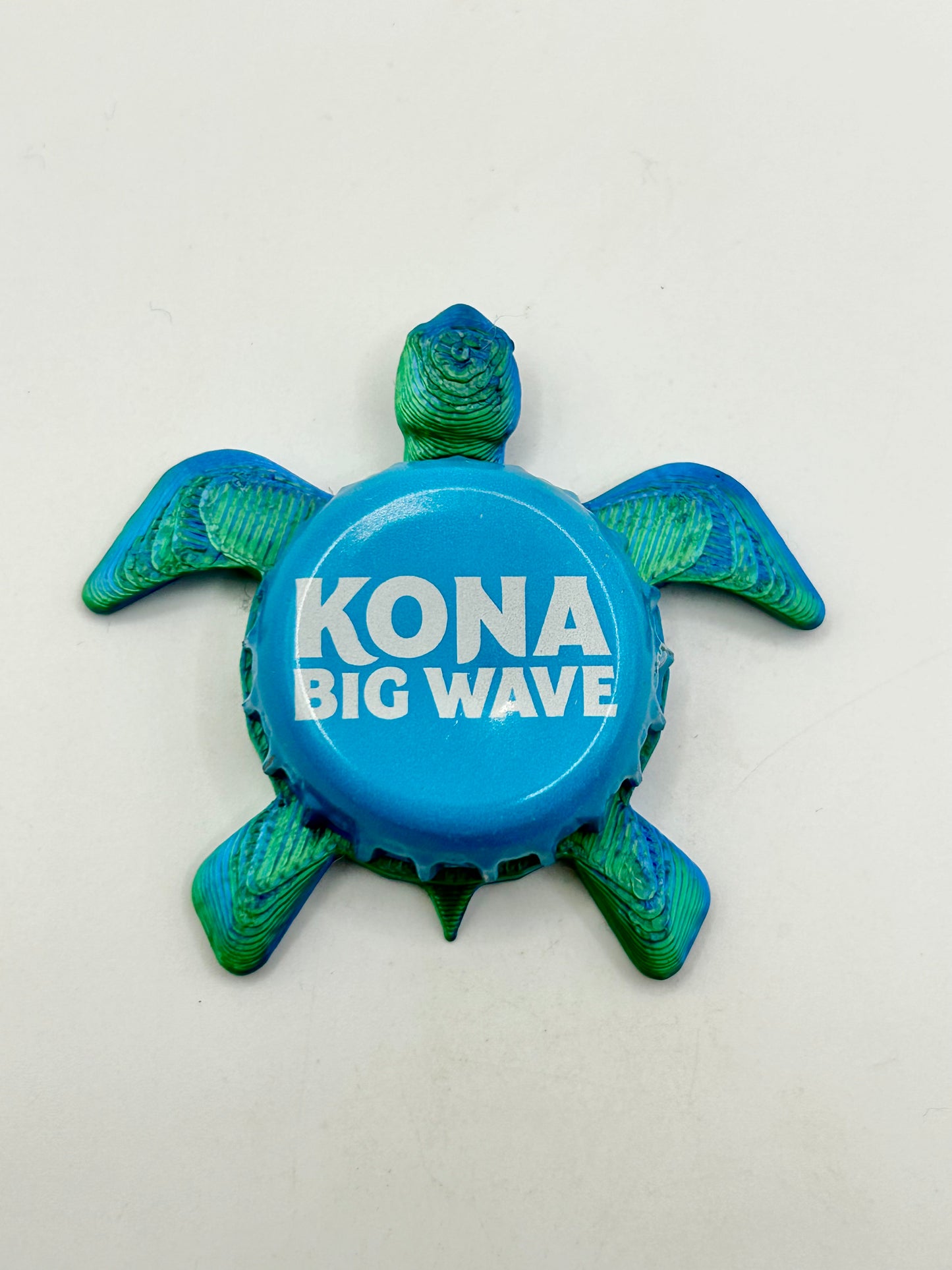 Kona Big Wave (New Cap Design) - Sea Turtle Bottle Cap Magnet Shell Shocked Art